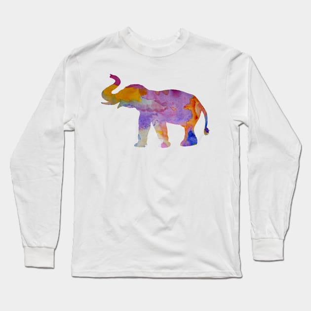 Elephant Long Sleeve T-Shirt by BittenByErmines